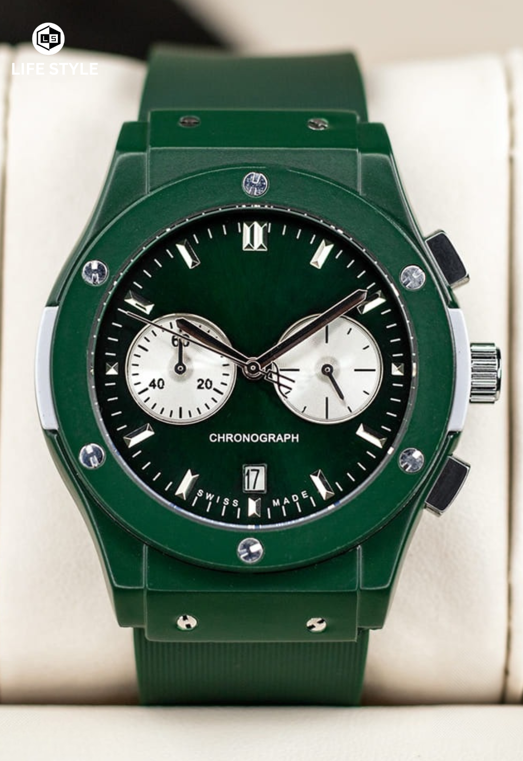 Stylish Hublot Auto date/ chronograph Stainless steel case fashionable man watch